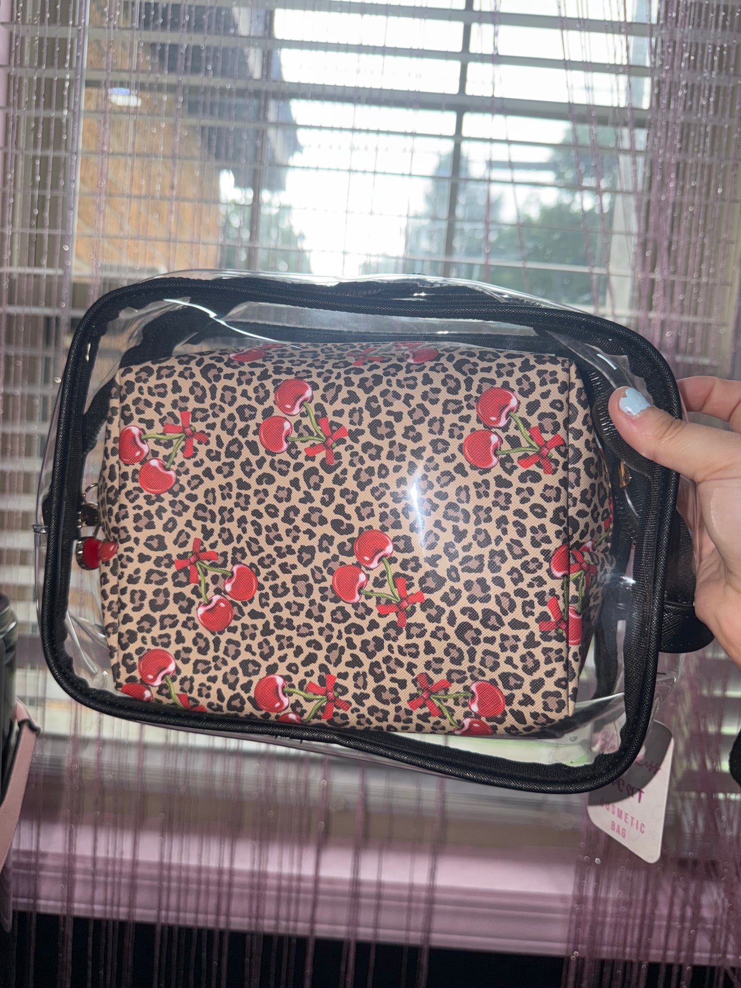 2 pcs CHETTAH makeup bag set