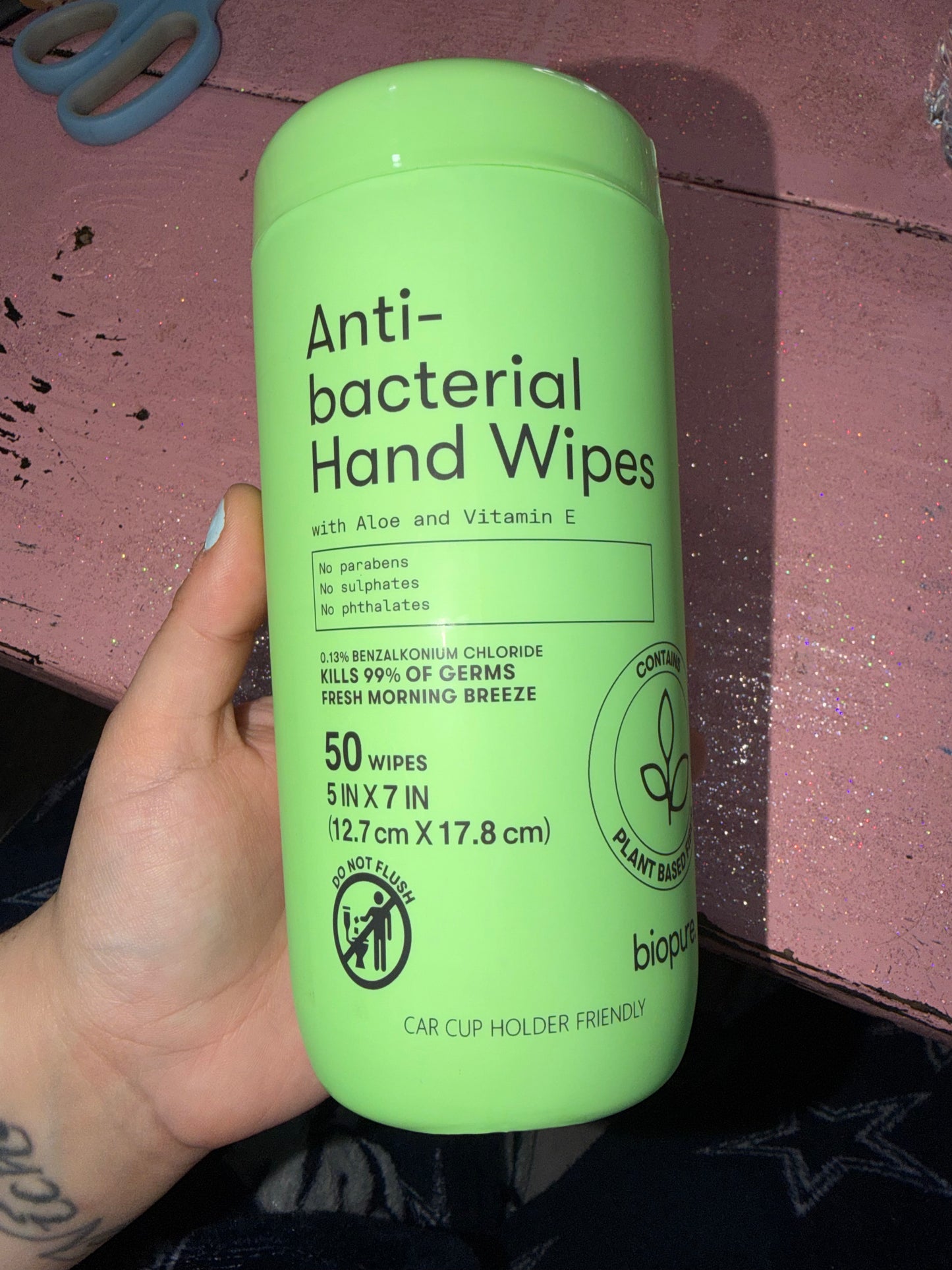anti bacterial hand wipes