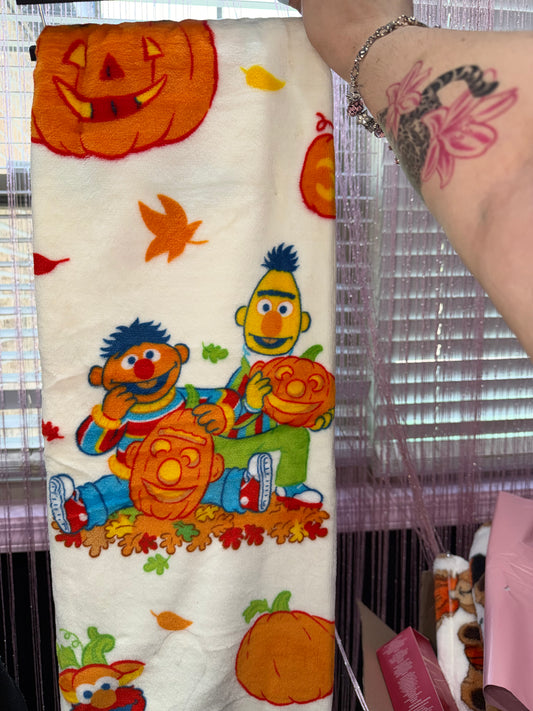 Halloween Sesame Street baby blanket