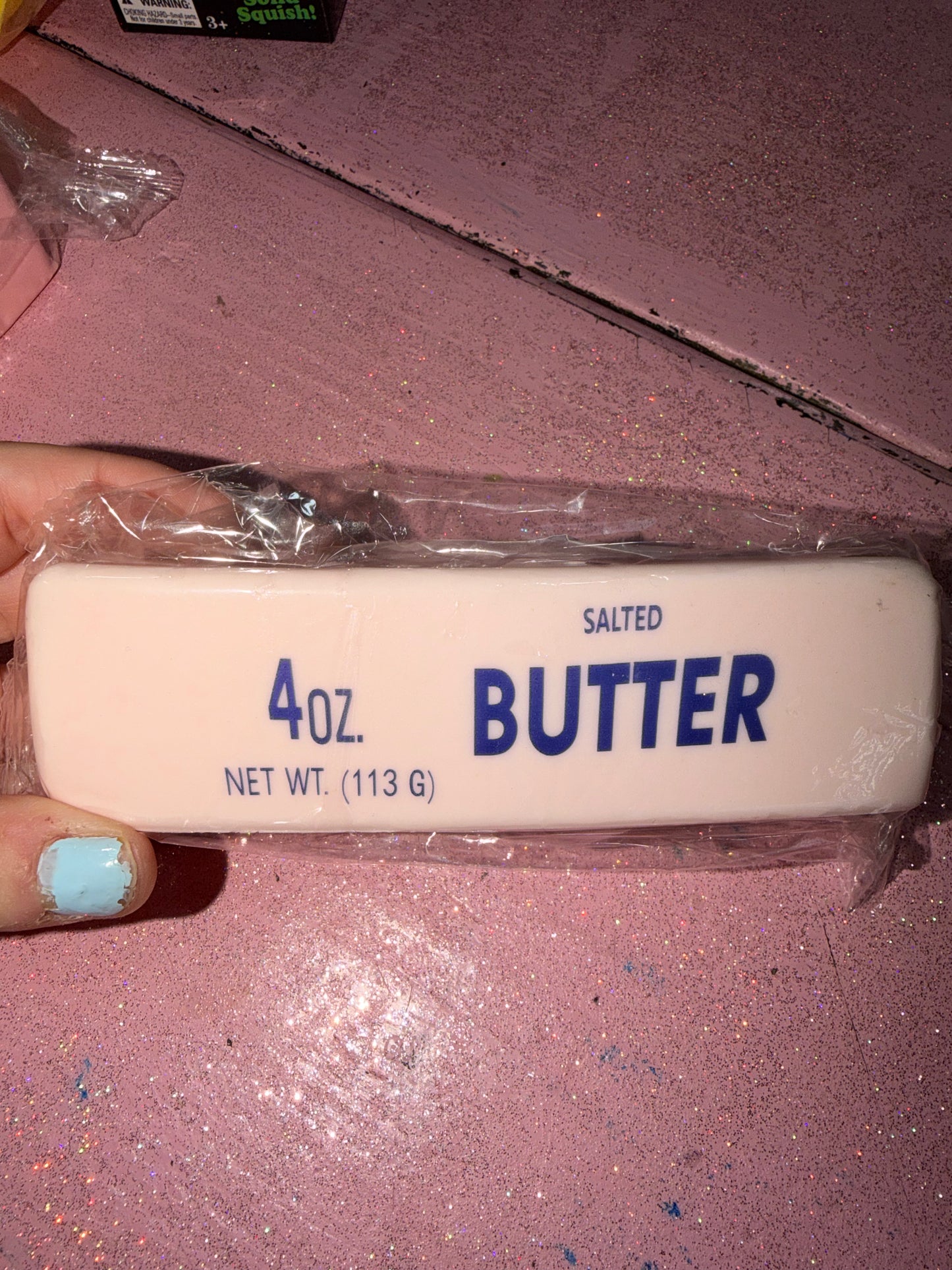 Baby pink butter squish