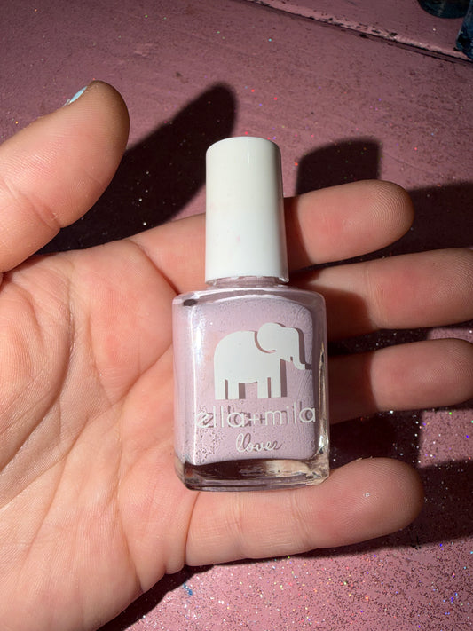 Lilac nail polish