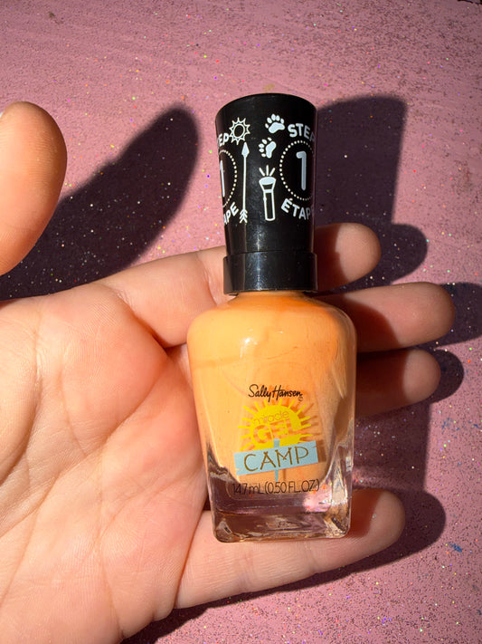 Apricot nail polish