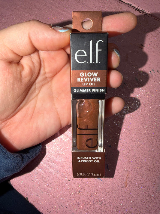 Elf lip oil shade “chocoluxe”