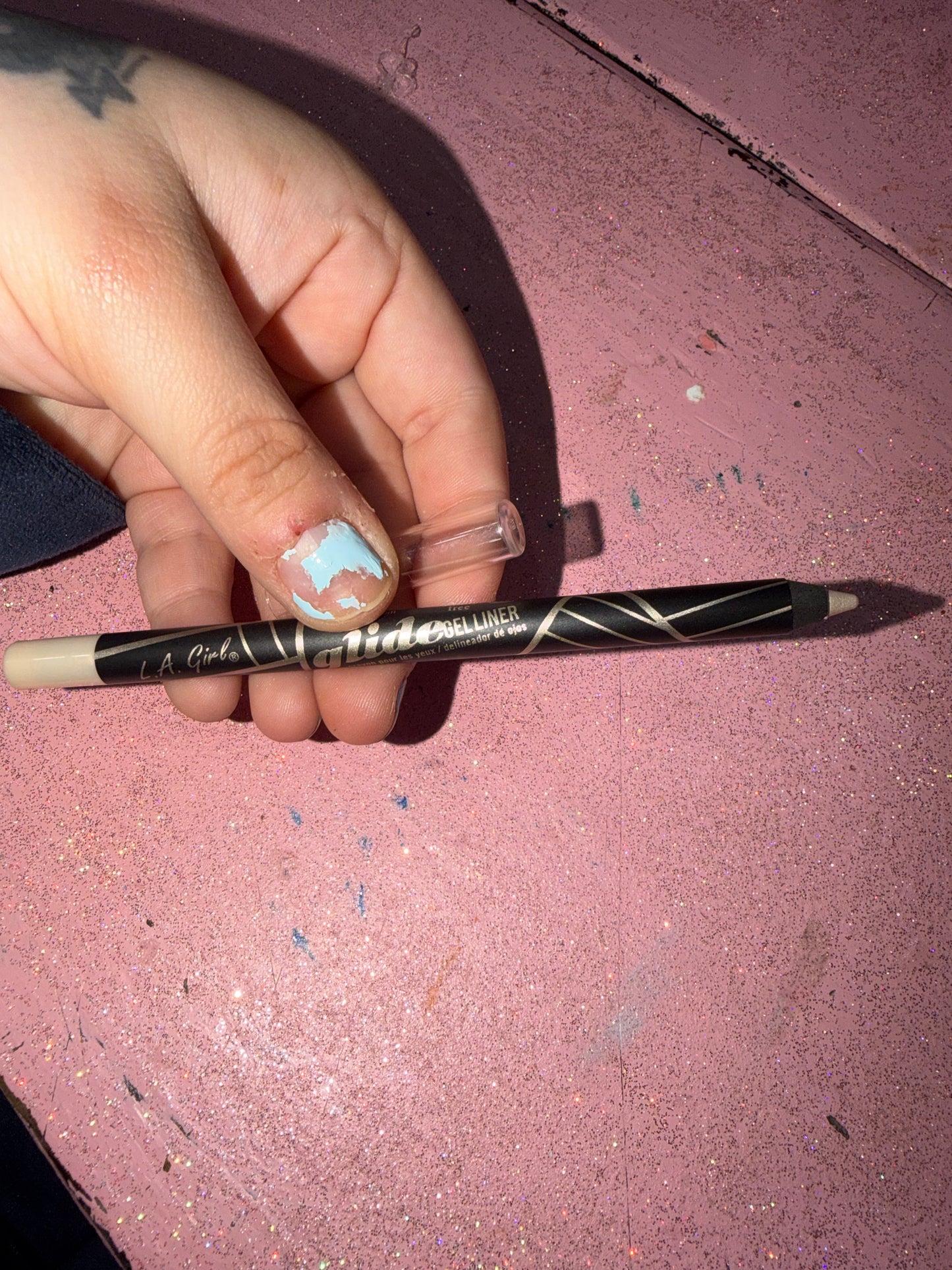 La girl gel linear shade “champagne”