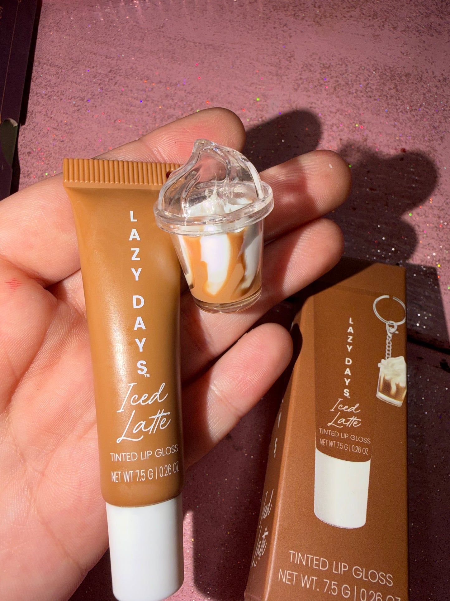 Iced latte lip balm