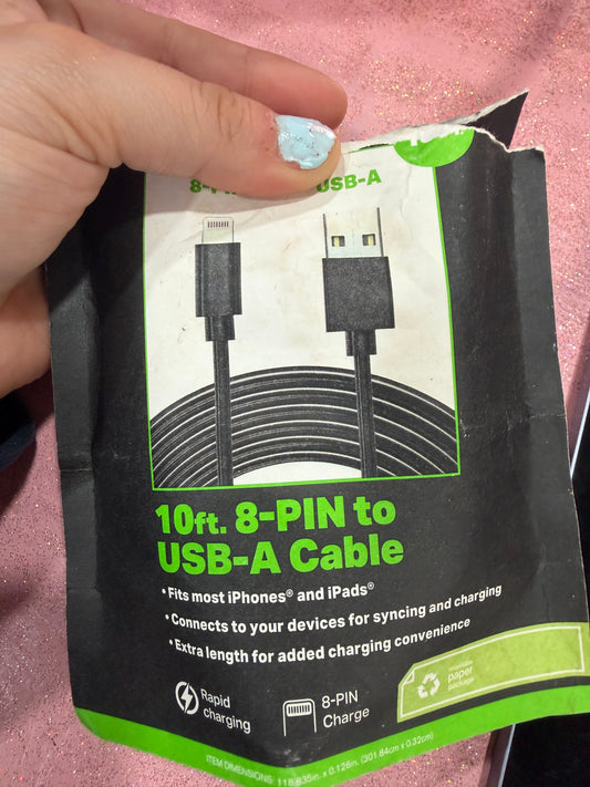 10ft USB A cable