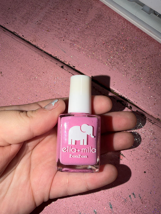 Light pink nail polish