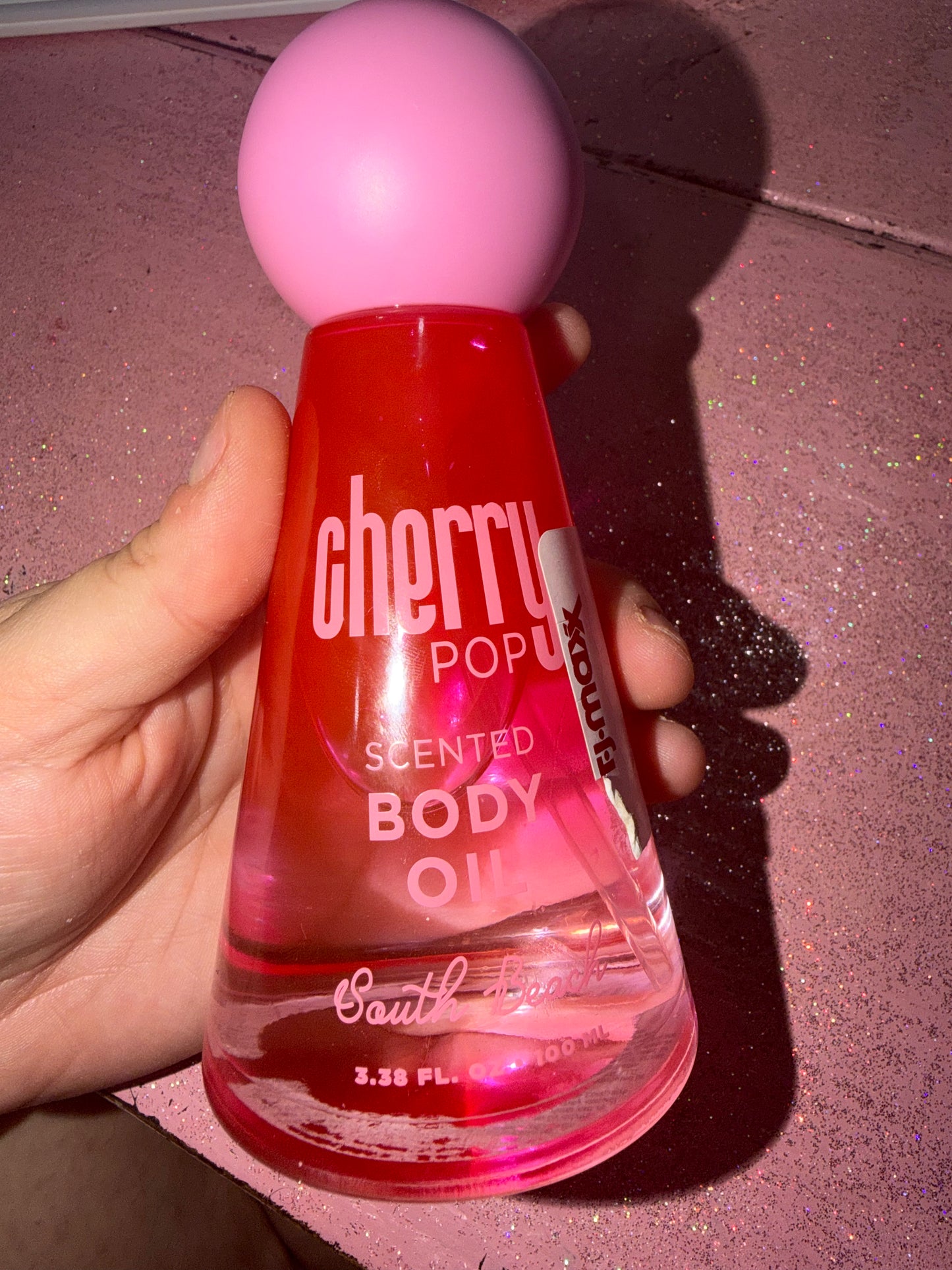 Cherry pop body oil