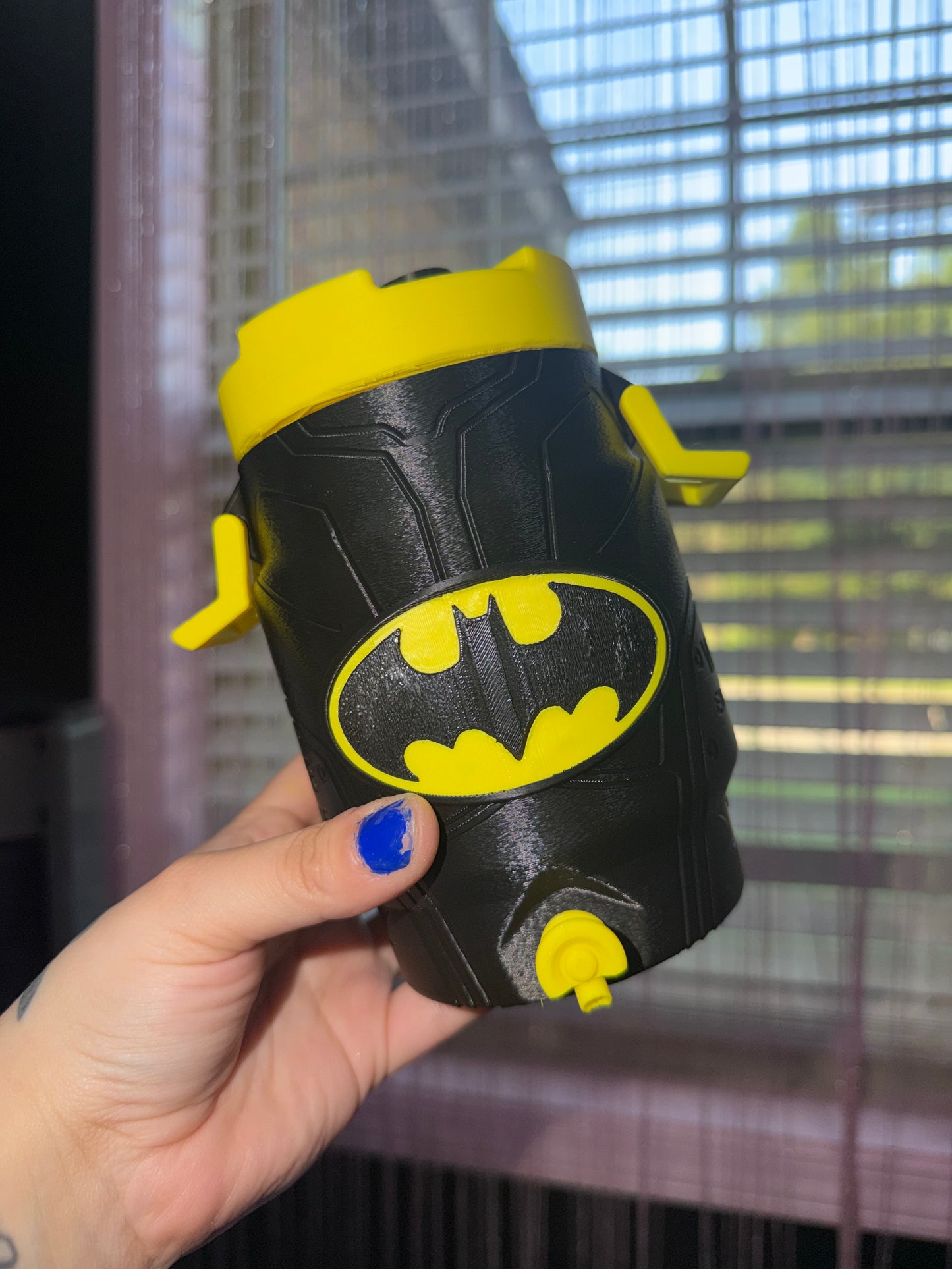 Batman can coozie holder