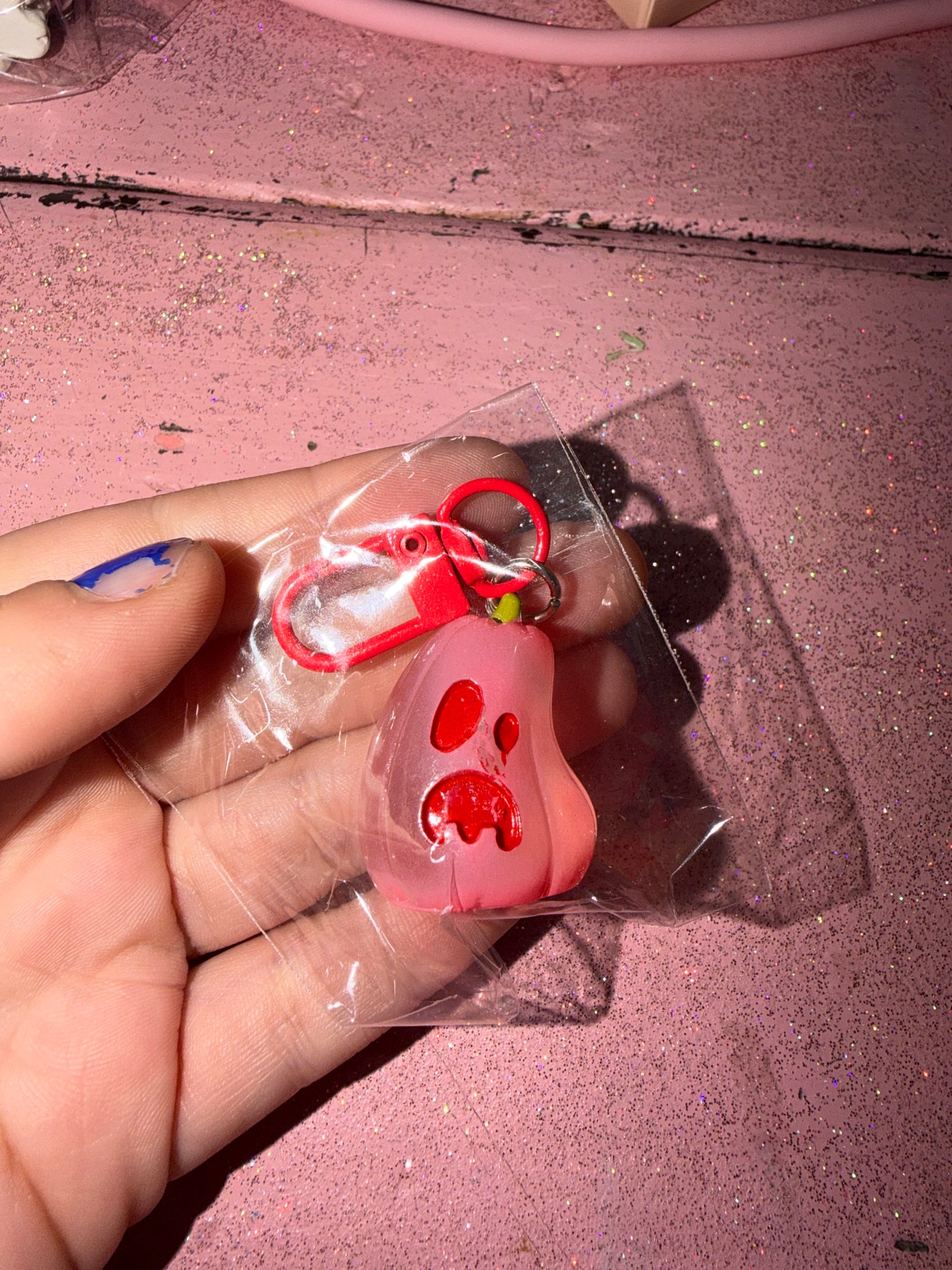 Pumpkin keychain
