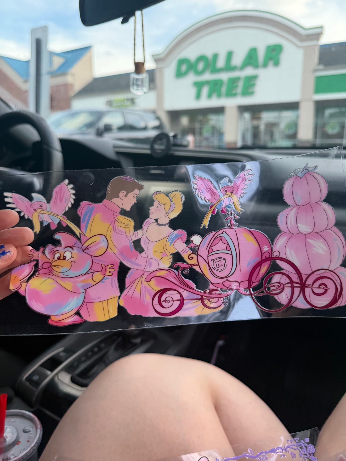 Pink Cinderella wrap
