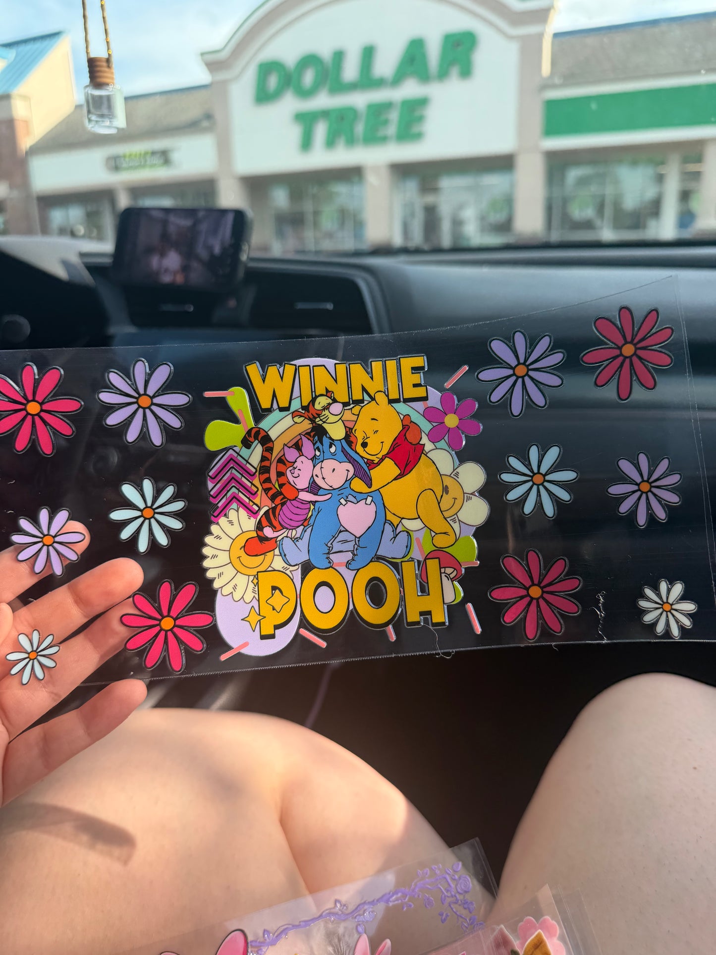 Winnie the Pooh flowers wrap