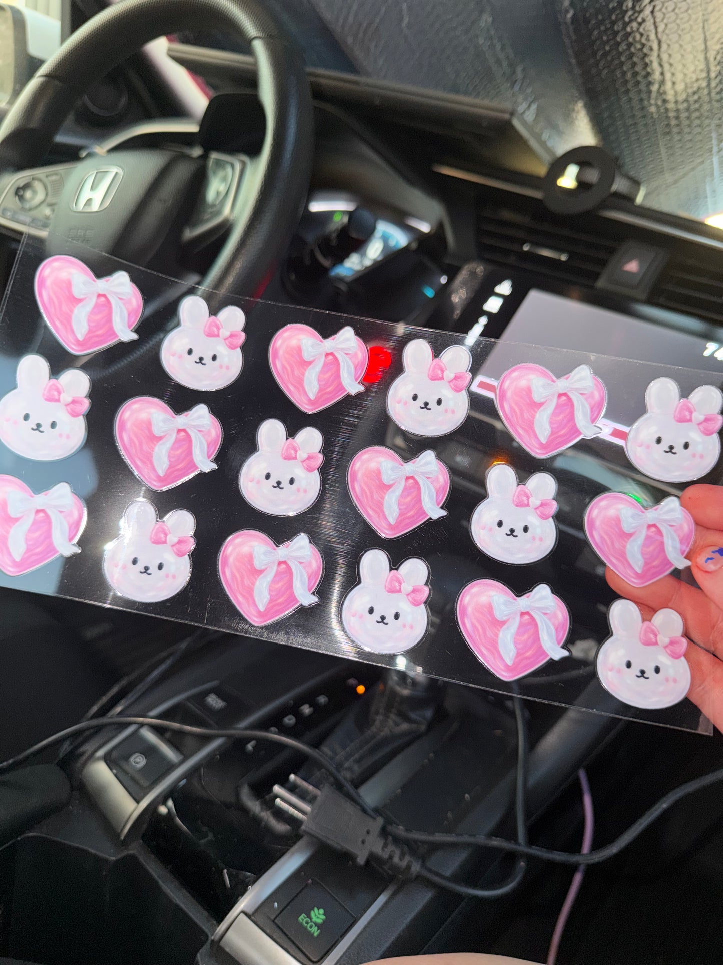 Bunny and hearts wrap