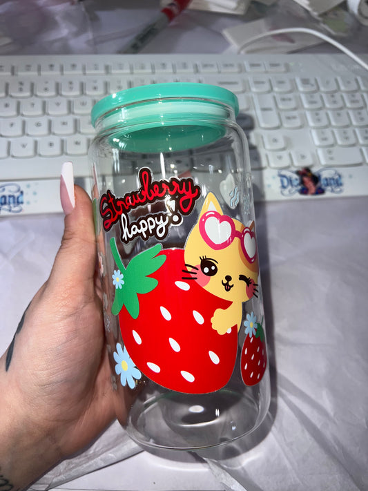 Strawberry happy cup