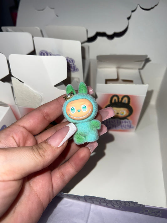 Green labubu trinket