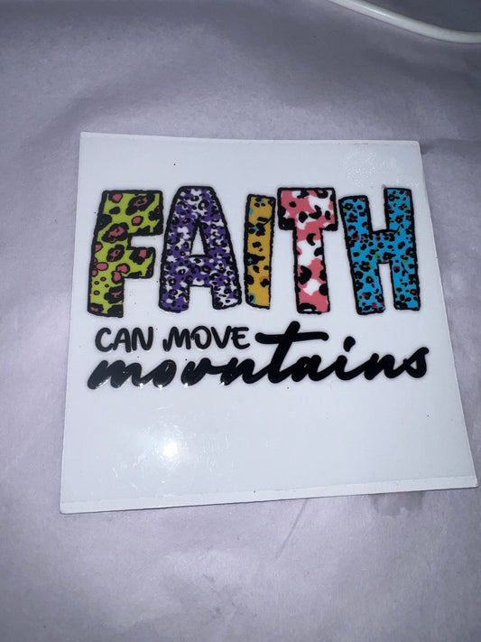 Faith can move mountains wrap