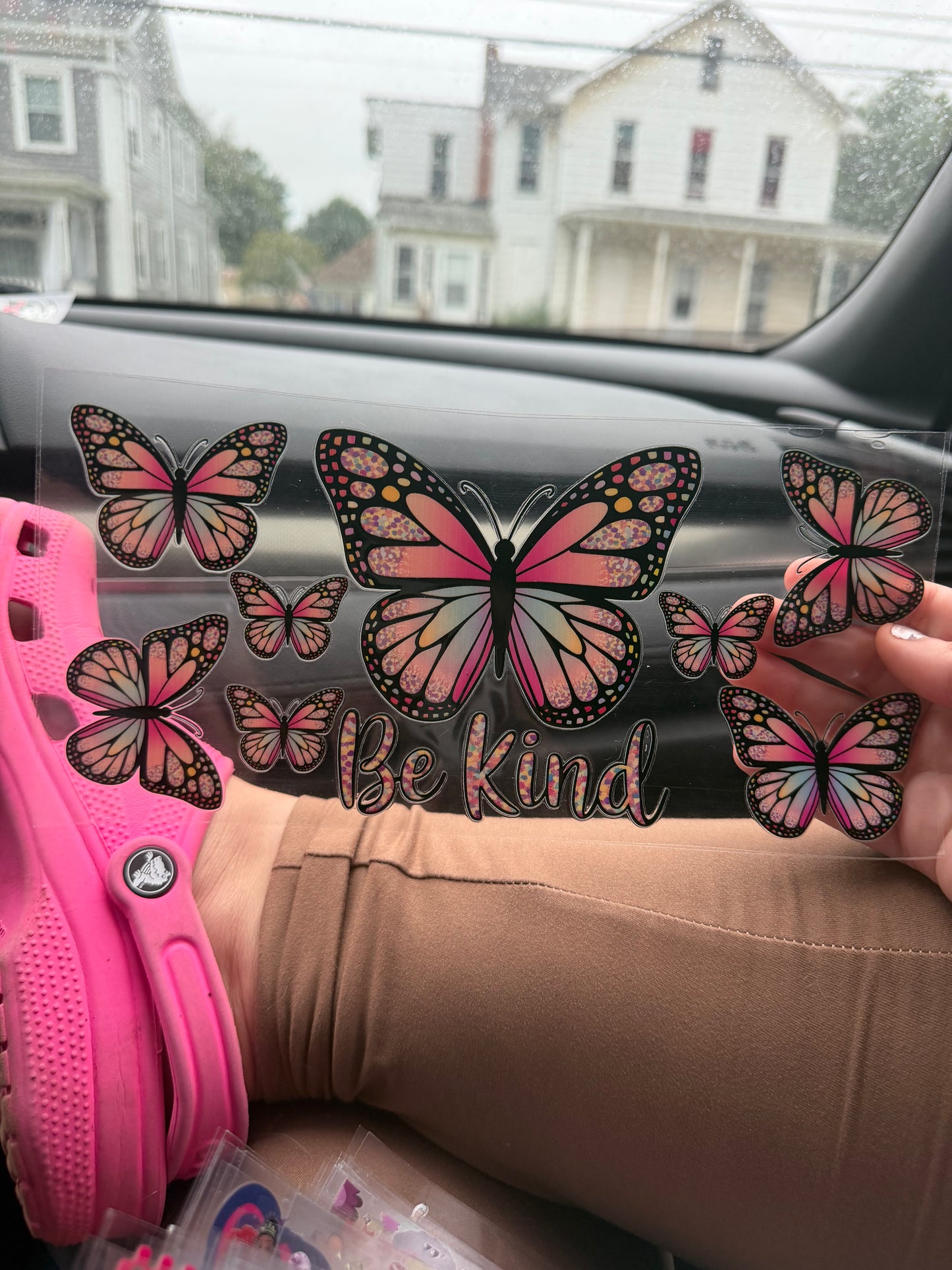 Be kind butterfly wrap