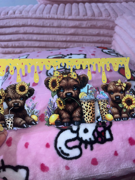 Sunflower cow wrap
