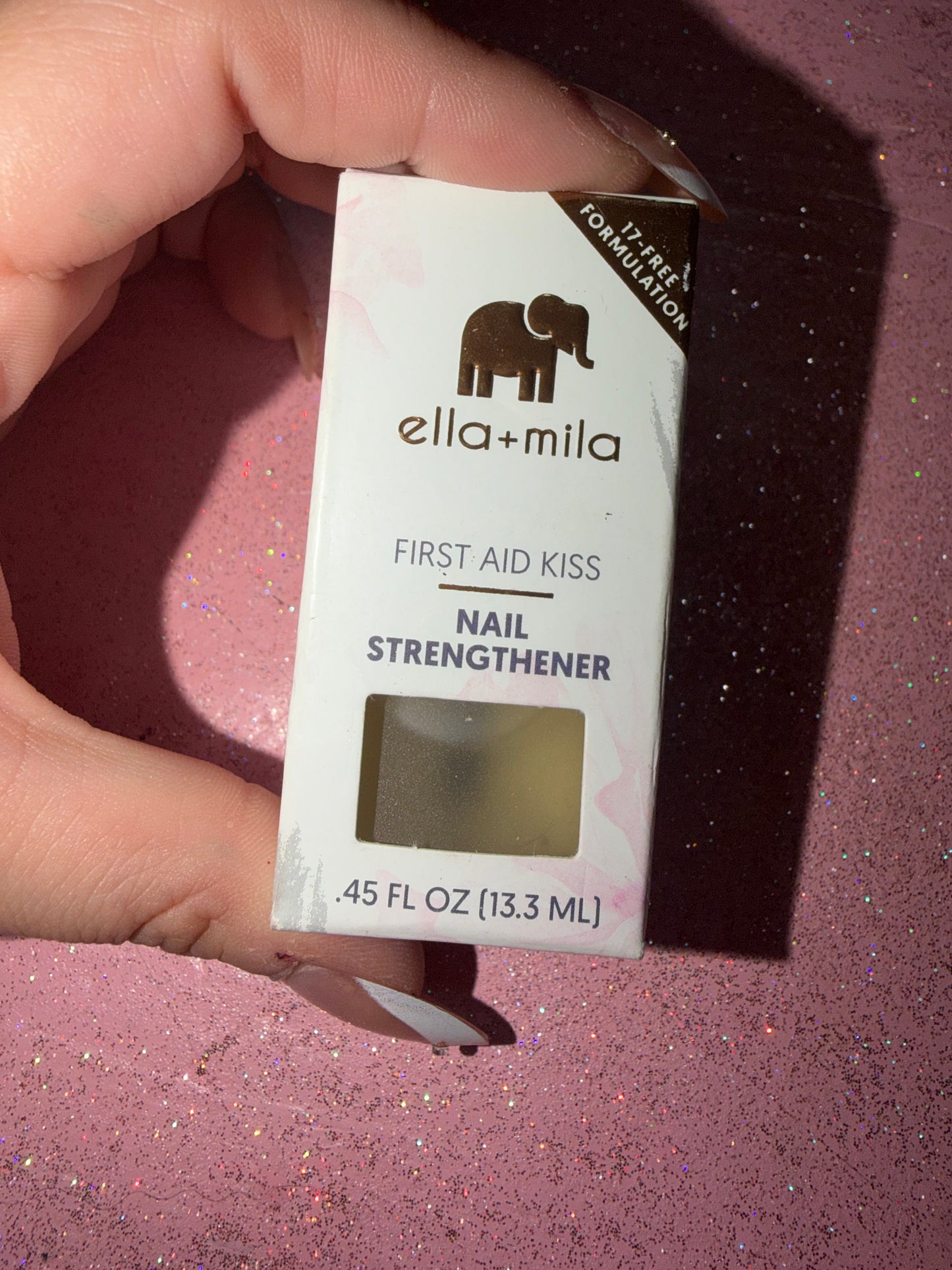 Nail straightener polish