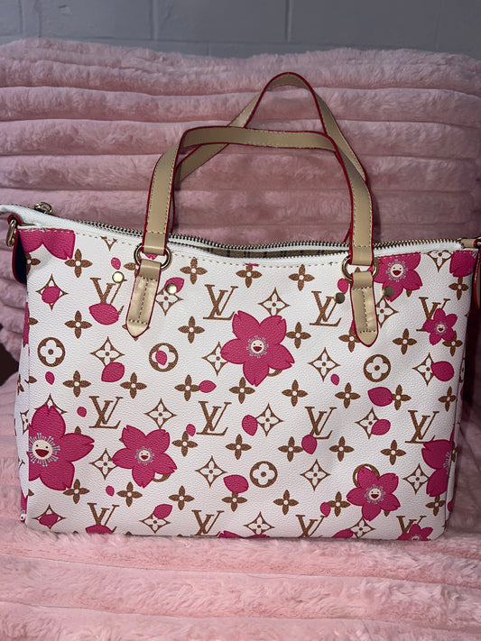 Sakura white bag