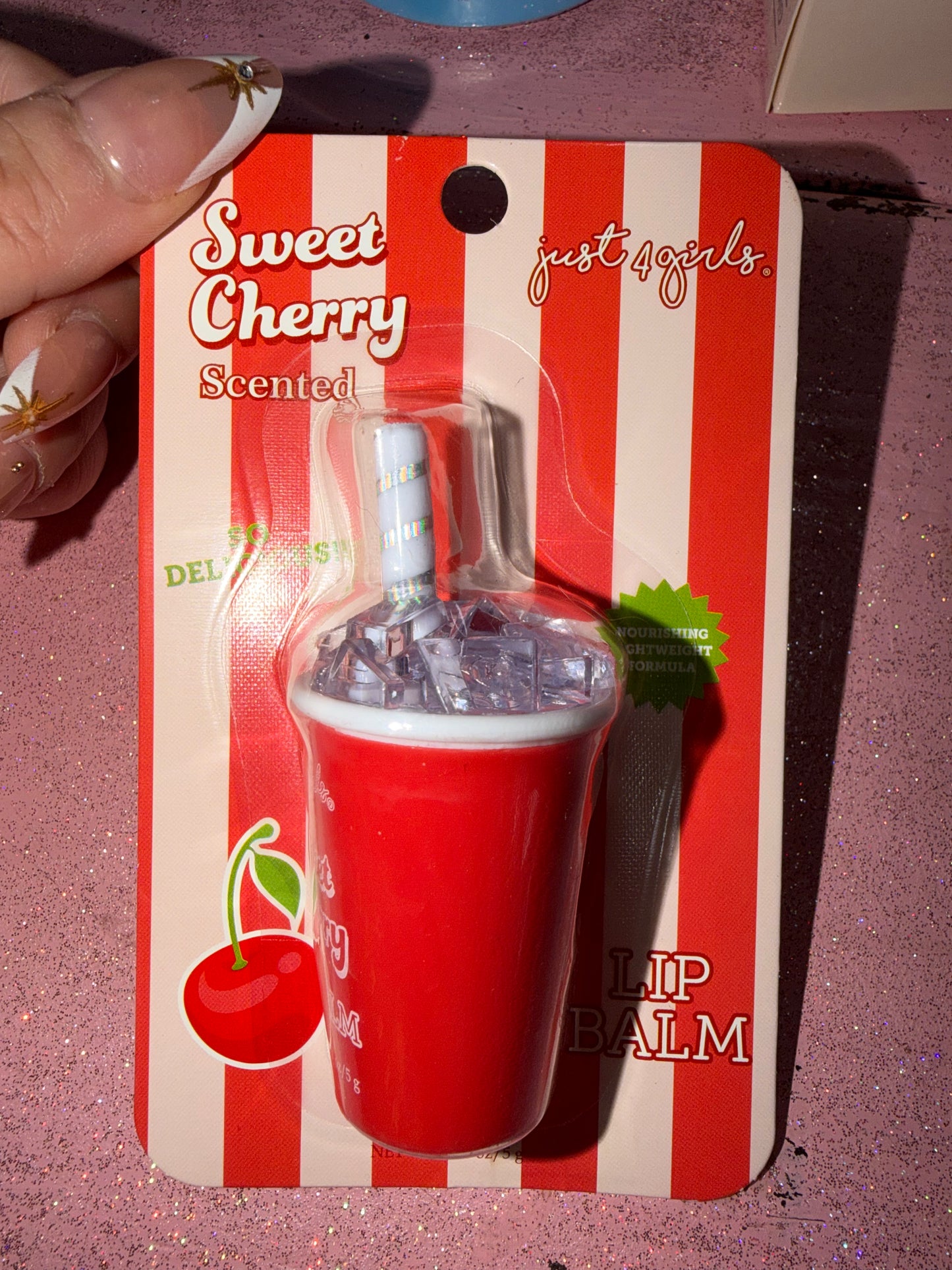 Sweet cheery slushie lip balm