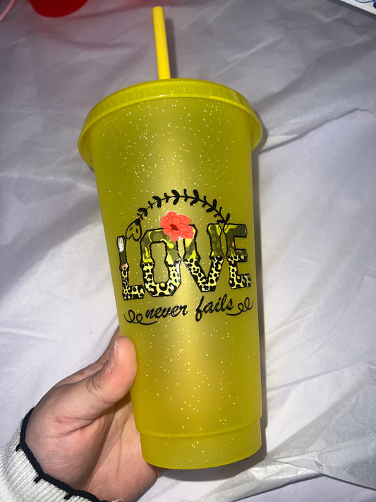 Love never fails cup