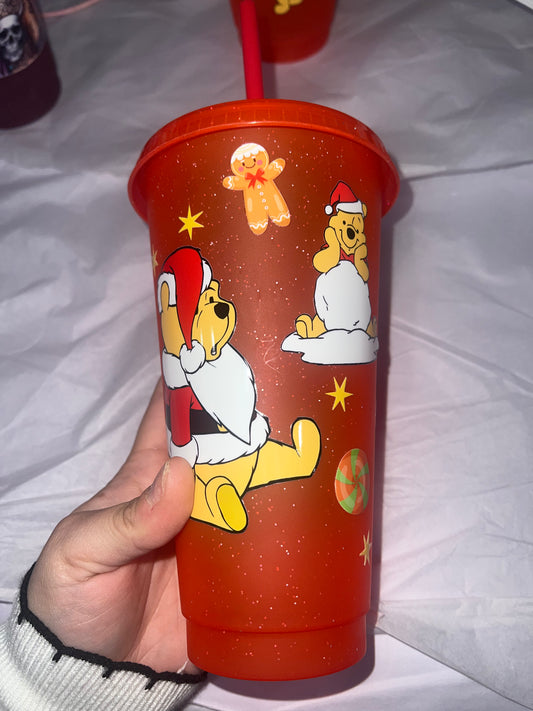 Pooh sitting cup