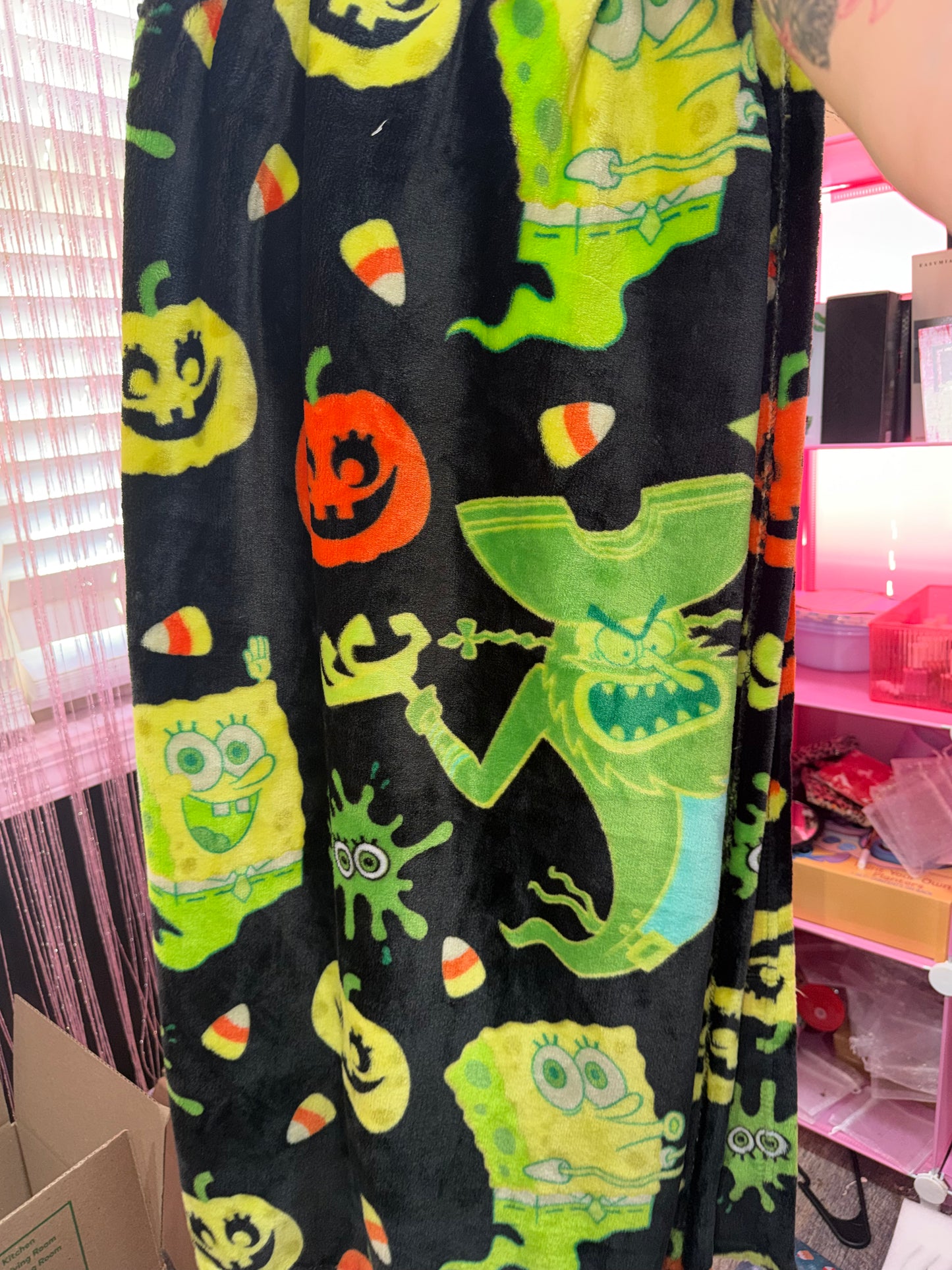 SpongeBob Halloween blanket