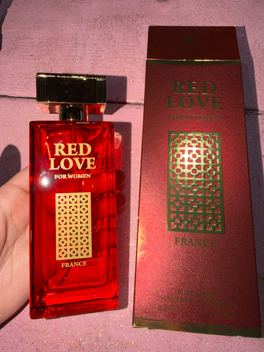 Red love perfume