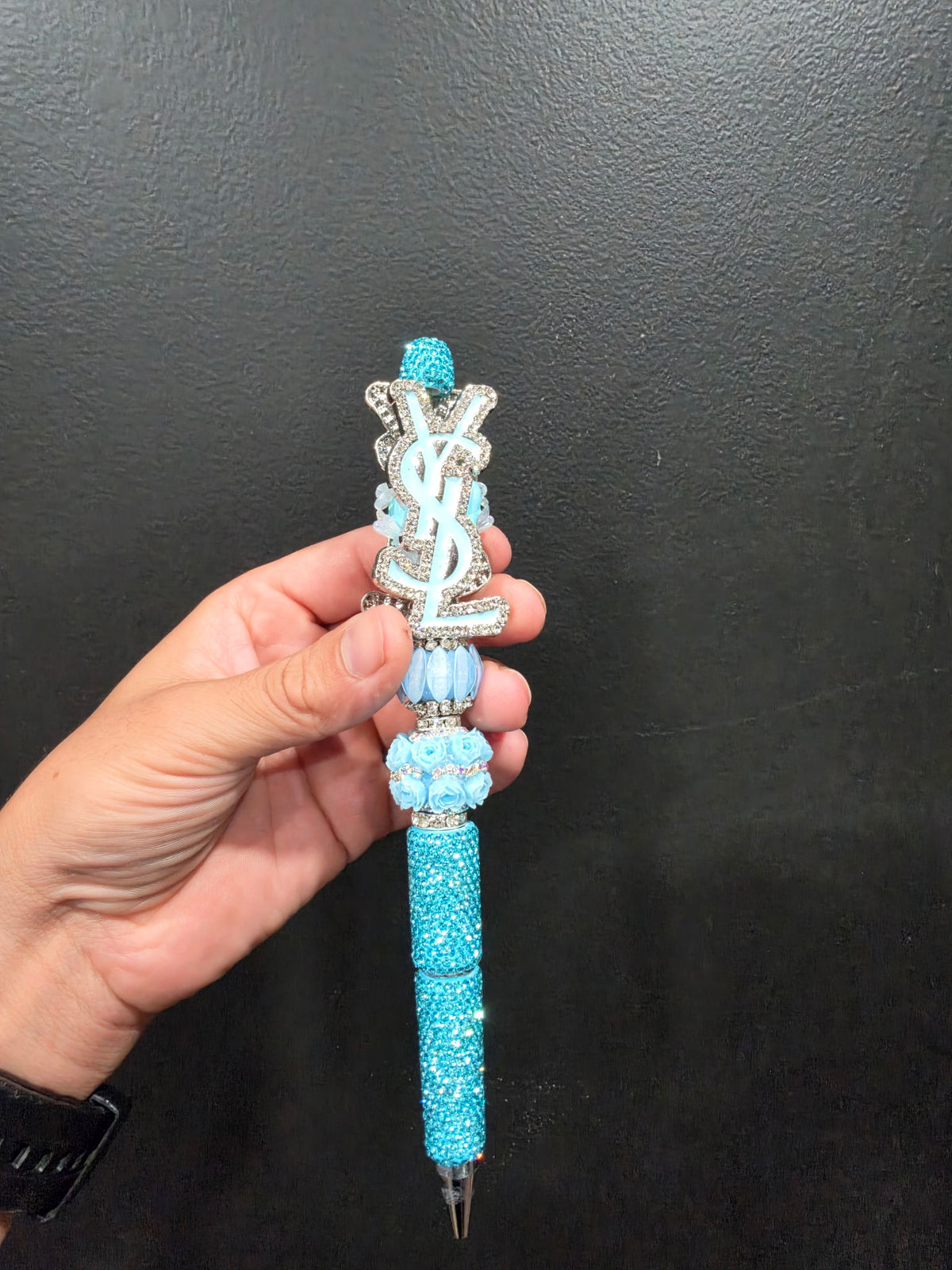 YSL rhinestone pen