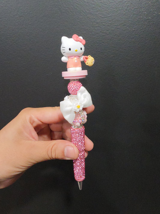 Hello kitty rhinestone pen