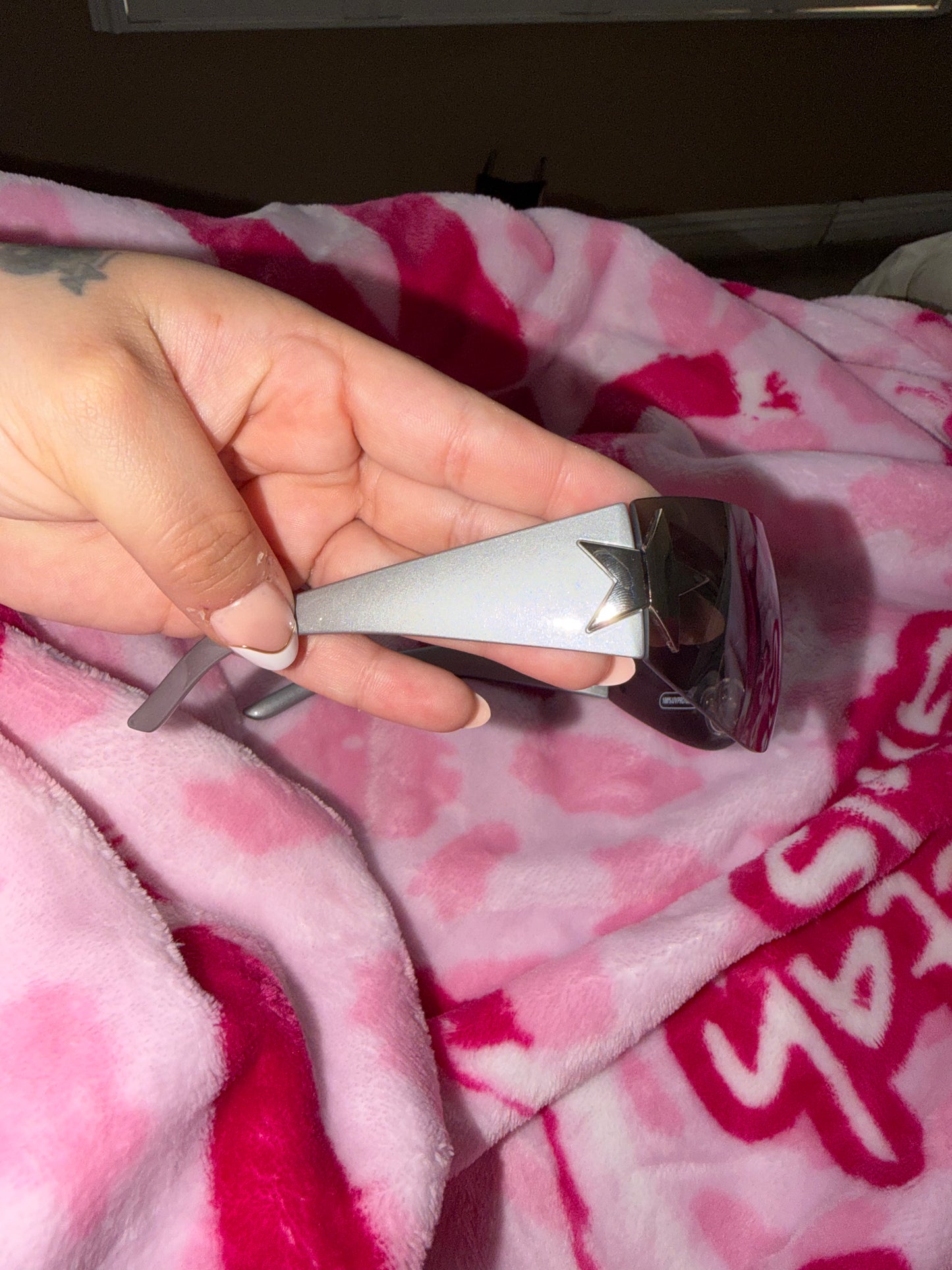 Grey star sunglasses