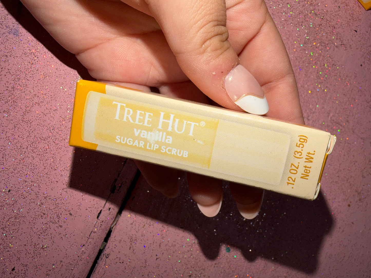 Tree hut vanilla lip scrub