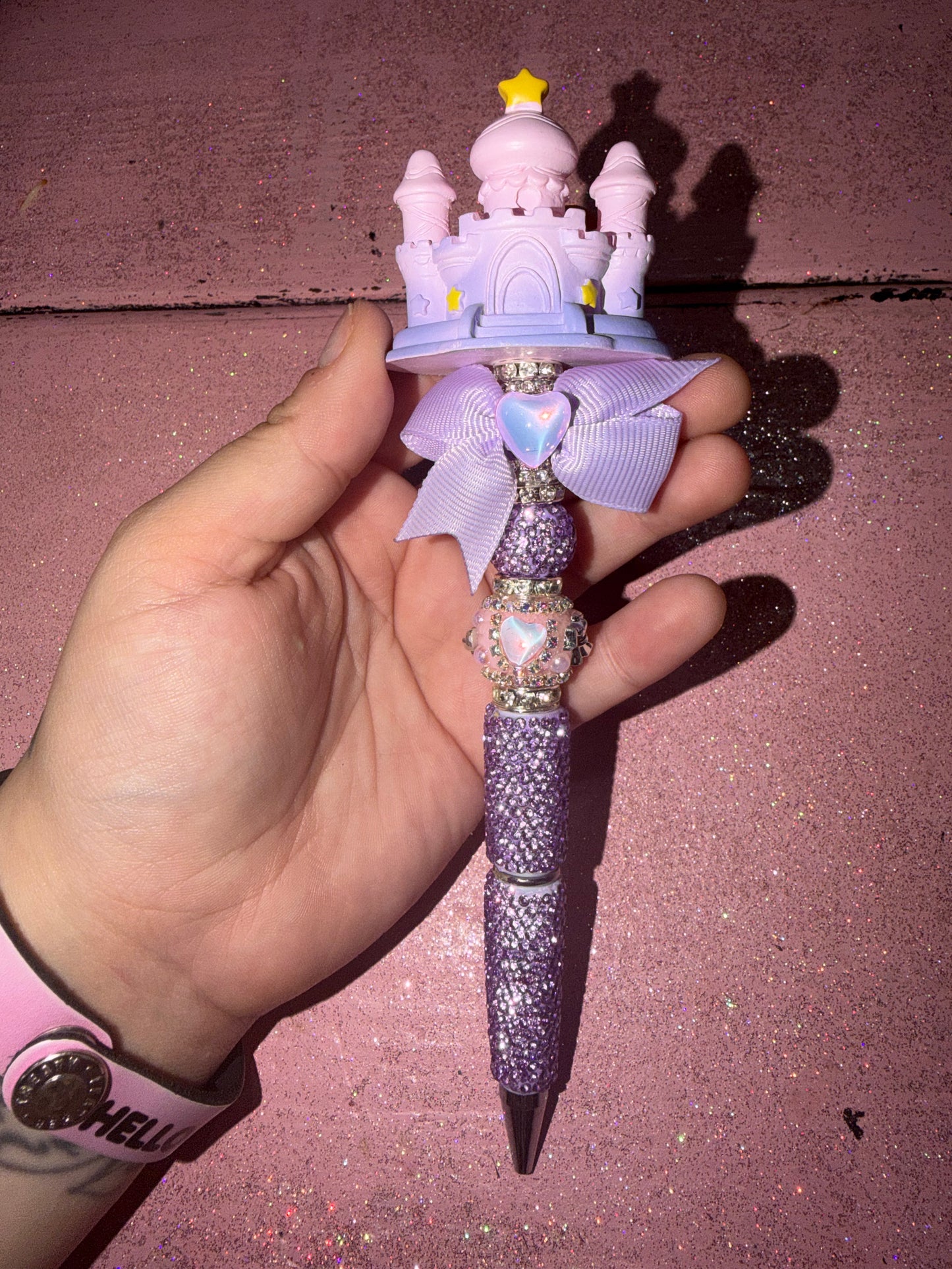 Purple castle pen