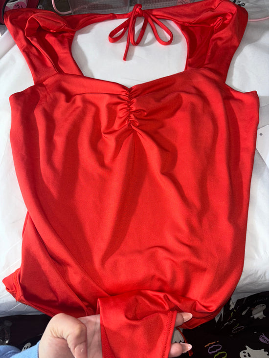 Red bodysuit (L)